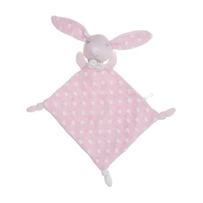 Snuttefilt (Rosa, Vit) från Antonio Home Polyester
