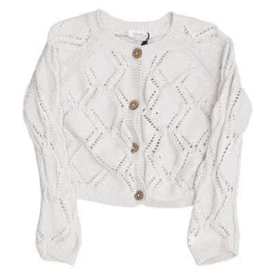 Strickjacke (Beige) von Newbie by KappAhl Baumwolle