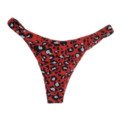 Bikini broekje (Rood, Zwart, Wit) van Zaful Polyester, Elastaan