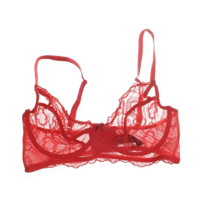Soutien-gorge (Rouge) de Private Label Élasthane, Polyamide