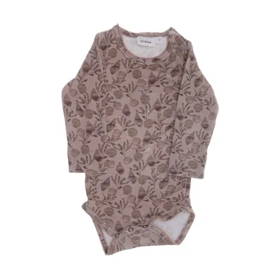 Body (Beige, Brun) från Lil'Atelier Elastan, Modal, Ekologisk bomull