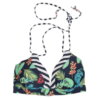 Bikini top (Blue, Multicolored) from Beachlife Elastane, Polyamide