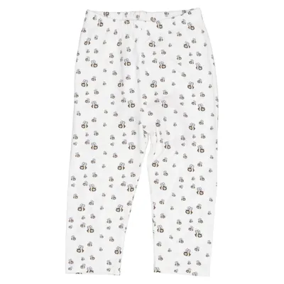 Leggings (Weiß, Mehrfarbig) von Paome Elasthan, Modal