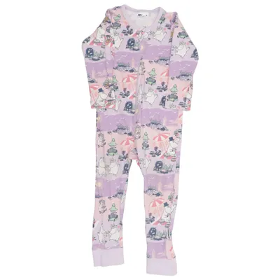 Barboteuse (Violet, Rose, Multicolore) de Moomin by Martinex Coton, Élasthane