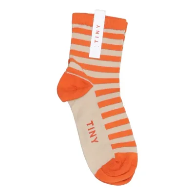 Chaussettes (Orange, Beige) de Tinycottons Coton, Élasthane, Polyamide