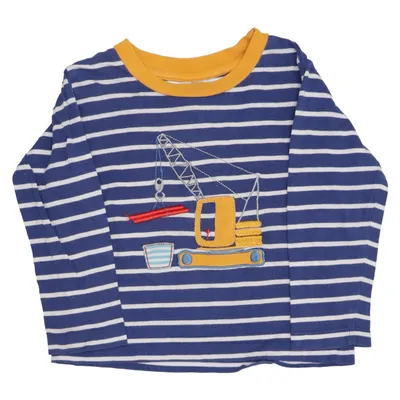 Long sleeve T-shirt (Blue, White, Yellow) from Alana Organic cotton