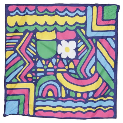 Neckerchief (Blue, Multicolored) from Lush Recycled polyester