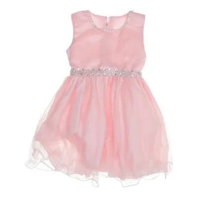 Cocktailjurk (Roze) Polyester, Viscose