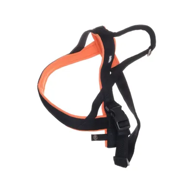 Dog harness (Black, Orange) from Nobby