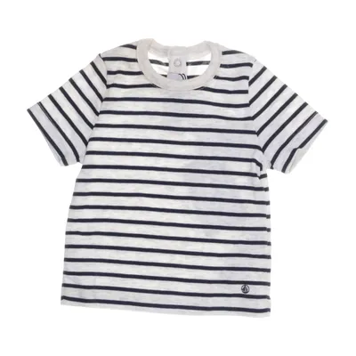 T-shirt (Wit, Blauw) van Petit Bateau Katoen