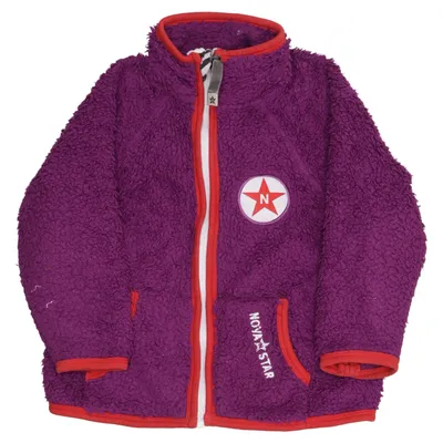 Jacke (Lila, Rot) von Nova Star Baumwolle, Polyester