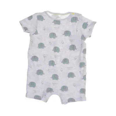 Sparkdräkt (Grå, Grön) från Baby Club Bomull