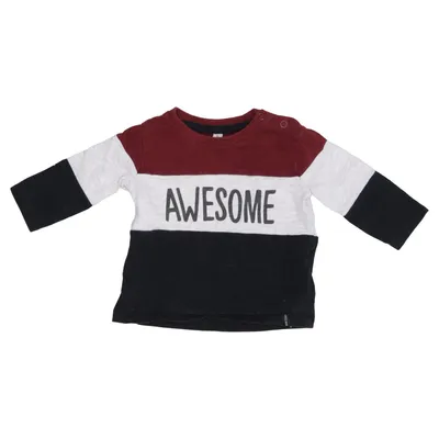 Långärmad t-shirt (Röd, Grå, Svart) från Newborn Bomull