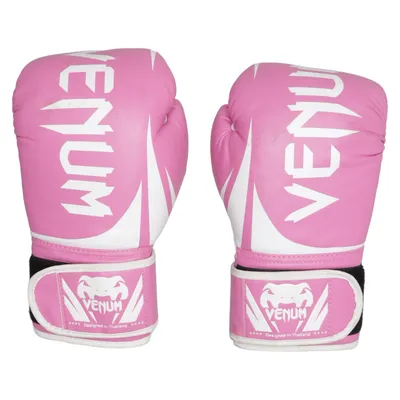 Bokshandschoenen (Roze, Wit) van Venum Polyurethaan