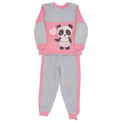 Freizeitanzug (Grau, Pink, Mehrfarbig) von Infinity Kids Polyester