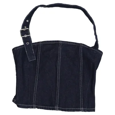 Bustier (Bleu) de Pull & Bear Coton