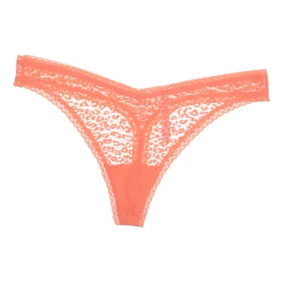 Thongs (Orange) from Pink Victoria's Secret Elastane, Polyamide