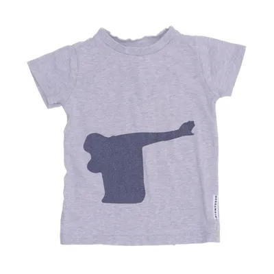 T-shirt (Grå, Flerfärgad) från Geggamoja Ekologisk bomull, Elastan