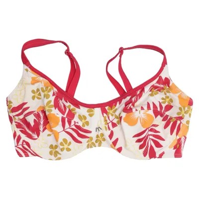 Haut de bikini (Blanc, Multicolore) de Wiki Élasthane, Polyamide