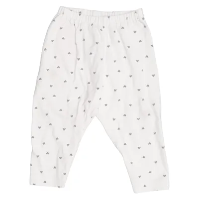 Pajama pants (White) from Uniqlo Baby Cotton, Elastane