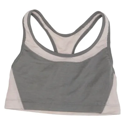 Sports bra (Gray, Beige) from Icebreaker Elastane, Lyocell, Nylon, Wool