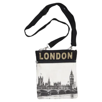 Sac à bandoulière (Noir, Blanc) de Robin Ruth Coton