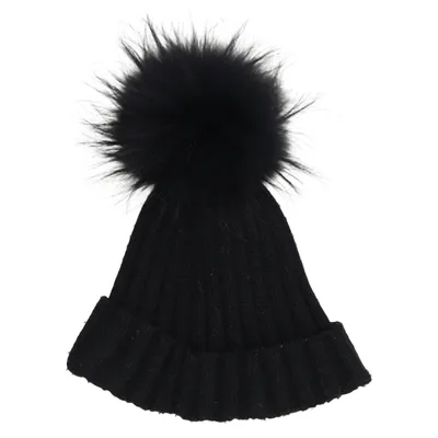 Tophue (Sort) fra We Love Furs Pels
