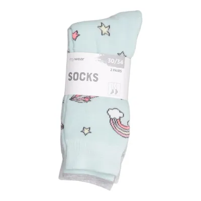Chaussettes (Vert, Multicolore) de MyWear Coton, Élasthane, Fibre métallique, Polyamide, Polyester