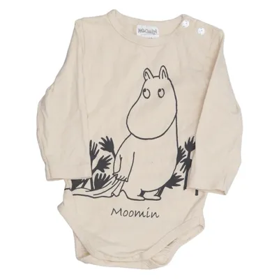 Body (Beige) from Moomin by Martinex Elastane, Organic cotton
