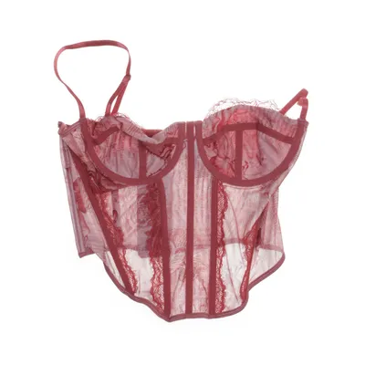 Bustier (Rood) van Shein Curve Elastaan, Polyester