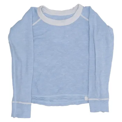 Lange mouwen shirt (Blauw) van Pierre Robert Wol