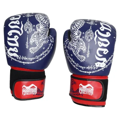 Gants de boxe (Bleu, Rouge, Blanc) de Phantom Athletics