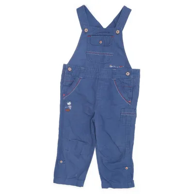 Hängselbyxor (Blå) från Sergent Major Bomull