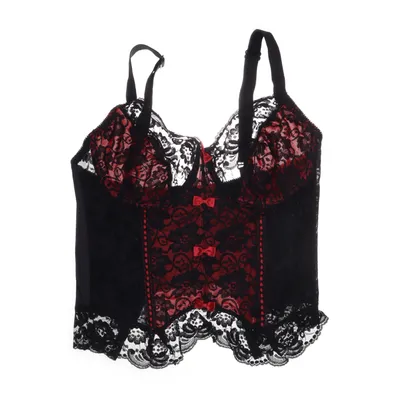 Bustier (Sort, Rød) fra Bodyflirt Elastan, Polyamid