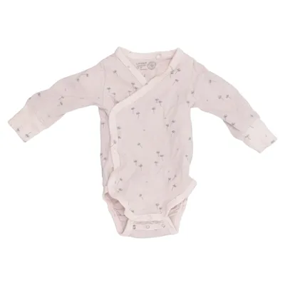 Romper (Roze) van Lindex Newborn Katoen, Elastaan