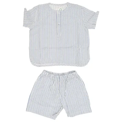 Set (Blue, White) from Konges Sløjd Organic cotton
