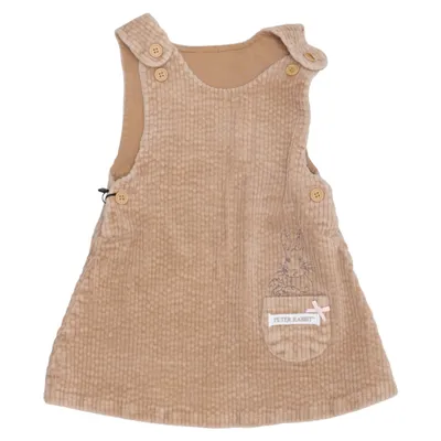 Dungaree dress (Brown) from Tu Cotton, Elastane, Polyester, Viscose