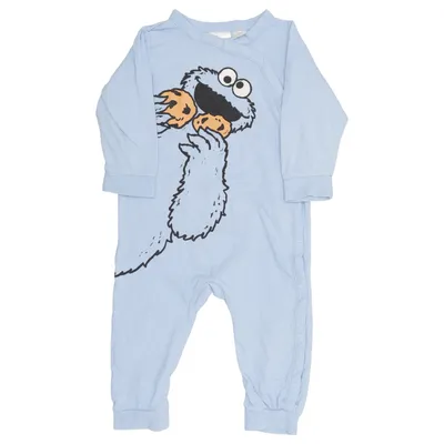 Barboteuse (Bleu) de Sesame Street x H&M Coton