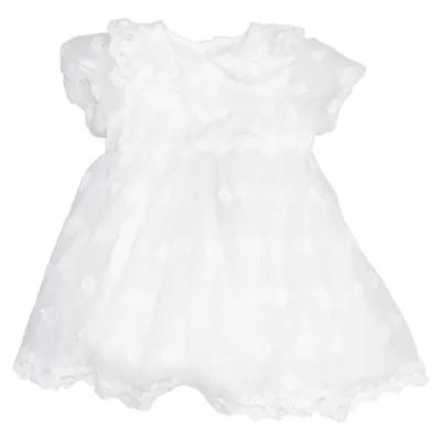 Robe de fille de fleur (Blanc) de Baby C&A Polyamide