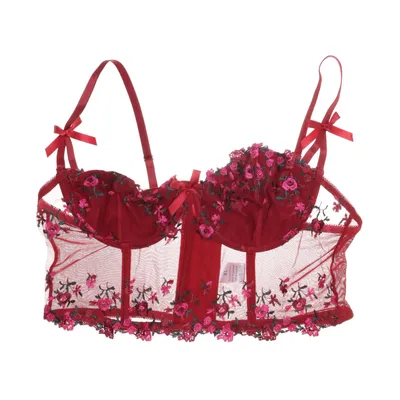 Bustier (Red, Multicolored) Polyester, Elastane
