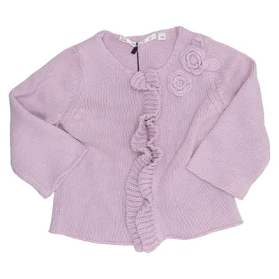 Cardigan (Violet) de Pauline B Acrylique, Coton