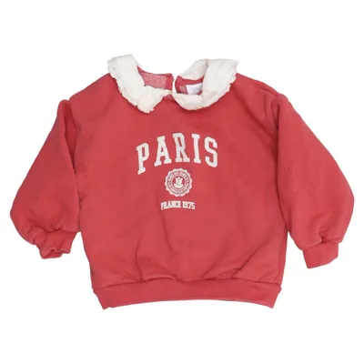 Sweatshirt (Rood, Wit) van Zara