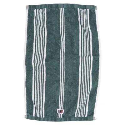 Serviette (Vert, Blanc) de Lexington Coton