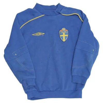 Sweatshirt (Bleu, Jaune) de Umbro Coton, Polyester