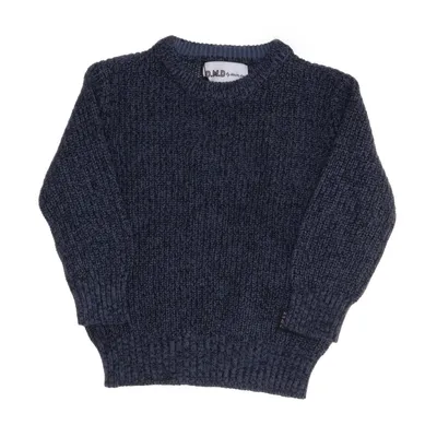 Trui (Blauw, Zwart) van D.M.D by Denim Day Acryl, Katoen