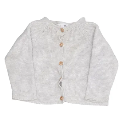 Strickjacke (Grau) von Zara Mini Baumwolle