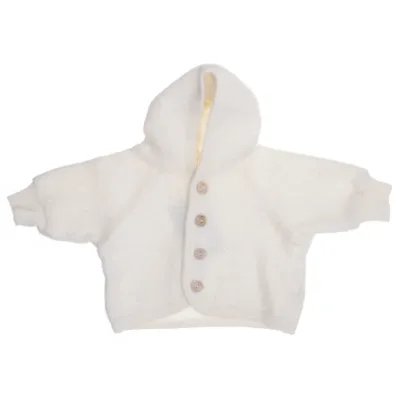Hoodie (Beige) from Engel Wool