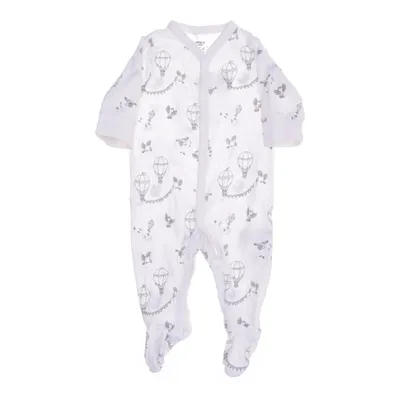 Sparkdräkt (Vit, Flerfärgad) från Lindex Baby Bomull