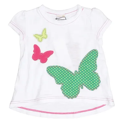 T-shirt (Hvid, Flerfarvet) fra Baby by Lindex Bomuld