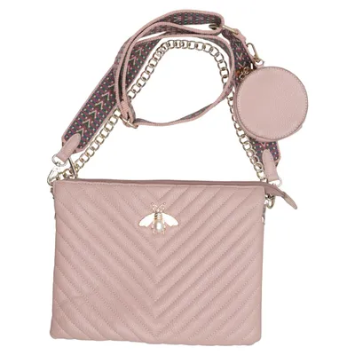 Shoulder-bag (Pink) from Jamie by Jamie Bags Polyester, Polyurethane